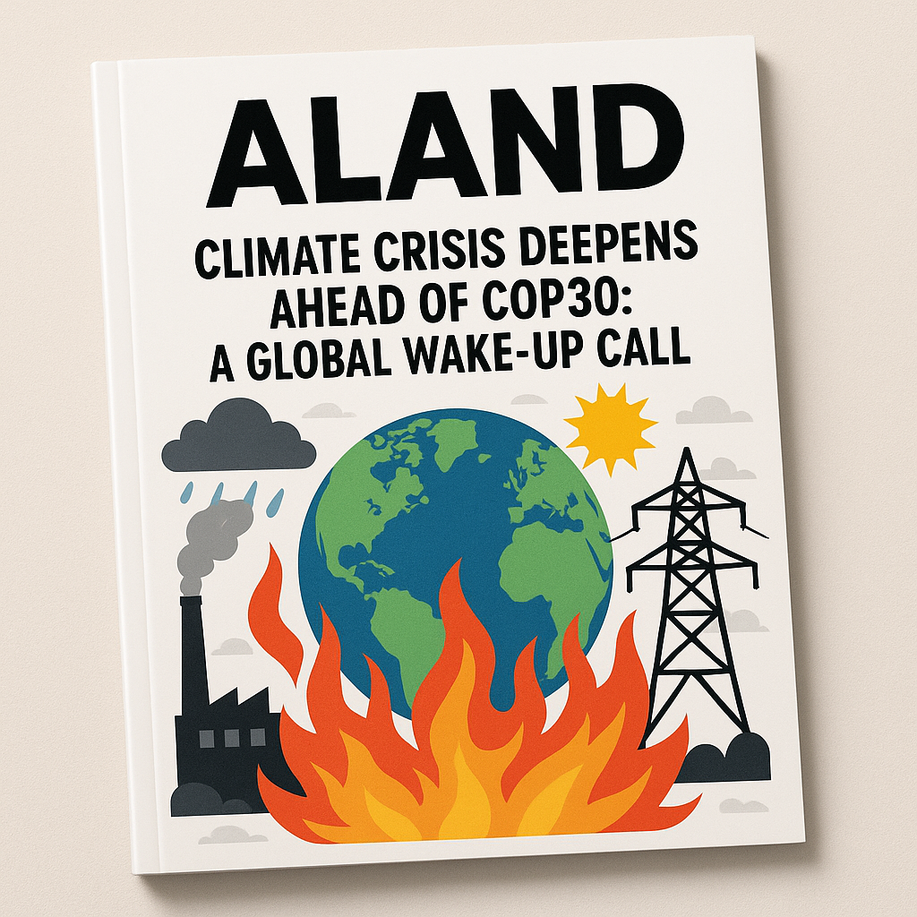  ALAND Magazine Cover Climate Crisis COP30 2025